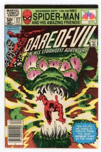 Daredevil #177 (1964 v1) Frank Miller Kingpin Newsstand FN+