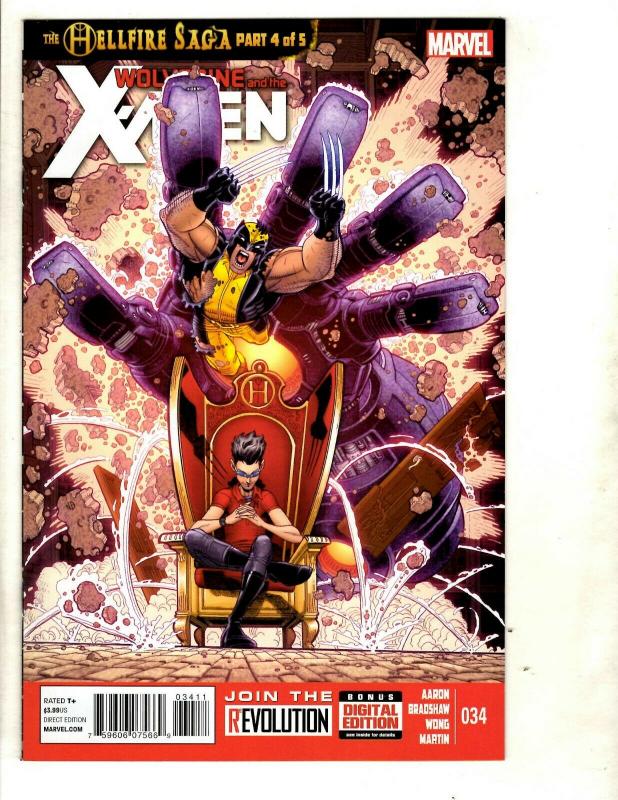 10 Wolverine and the X-Men Marvel Comics # 25 26 27 28 29 30 31 32 33 34 CJ15 