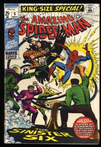Amazing Spider-Man Annual #6 FN- 5.5 Sinister Six Appearance!