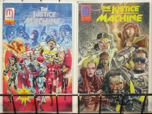 JUSTICE MACHINE (MILLENNIUM, 1992) #1-2 COMPLETE! Banks, Ellis