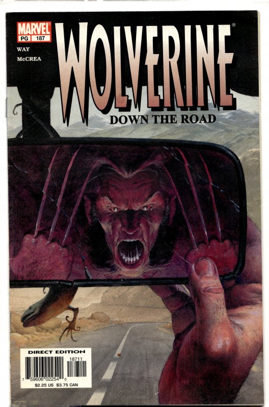 Wolverine #188 Direct Edition (2003) Wolverine