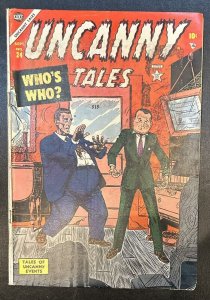 (1954) UNCANNY TALES #24 RARE GOLDEN AGE PRE CODE HORROR!