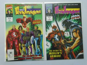 Knights of Pendragon 2nd Series SET:#1&2 8.0 VF (1992)