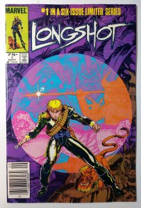 Longshot #1 (8.0-NS, 1985) 1st app of Longshot & Spiral