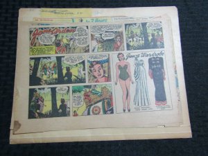 1949 JANE ARDEN Sunday 11x8 Newspaper Comics LOT of 10 VG-/VG+ Paper Dolls