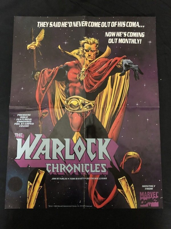Warlock Chronicles Poster 1993 Marvel Comics