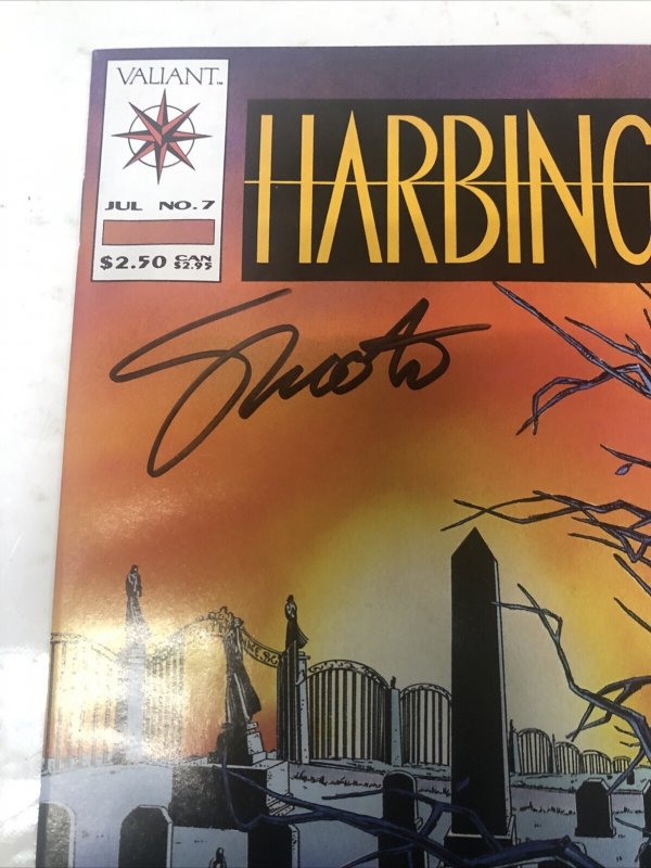 Harbinger (1992) Variant # 7 •Valiant Comics • Signed By Jim Shooter •