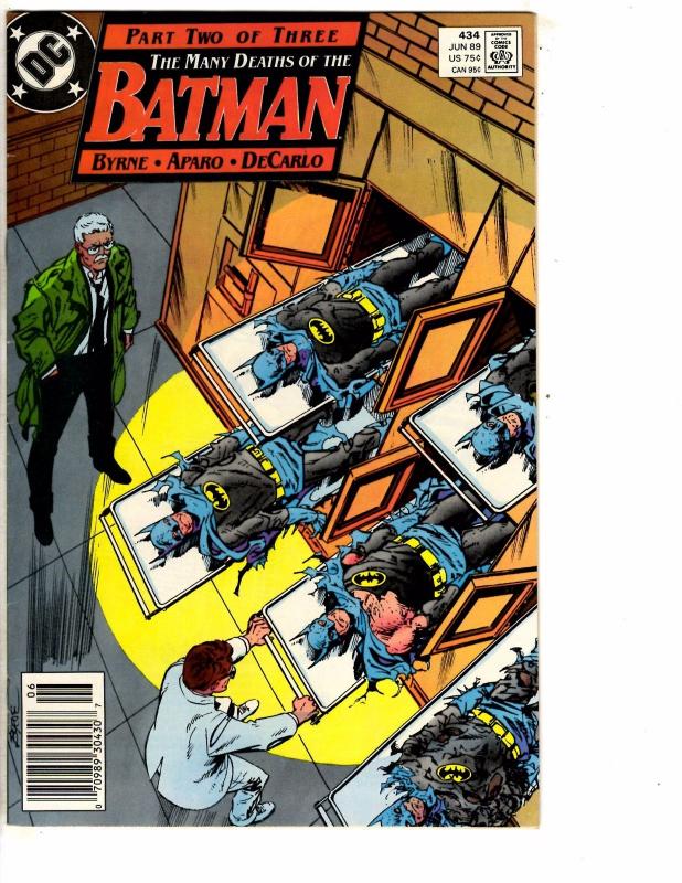 Lot Of 3 Batman DC Comic Books # 433 434 435 Many Deaths Of Joker Gotham AB2