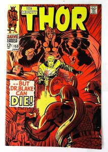 Thor (1966 series)  #153, Fine (Actual scan)