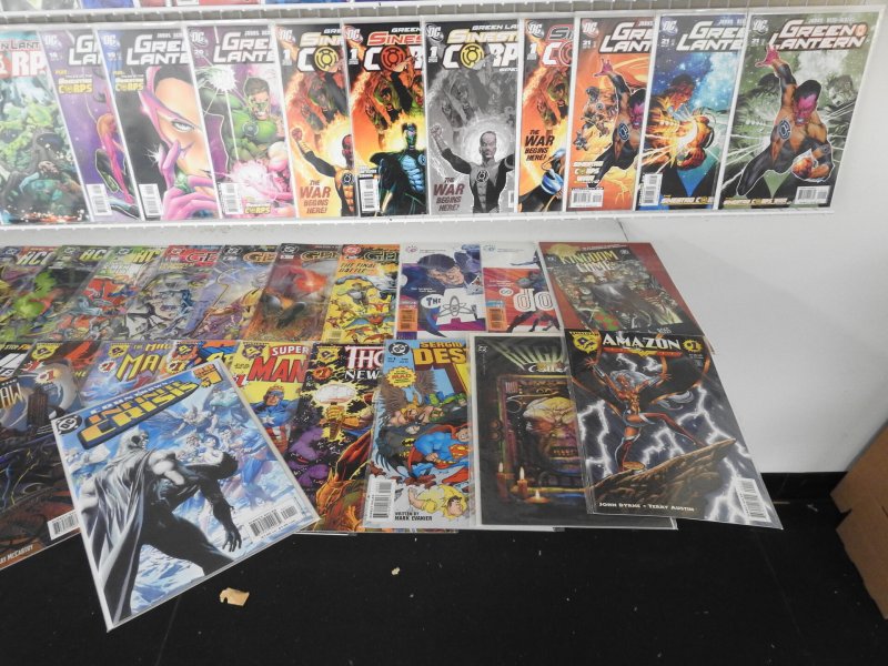 Huge Lot of 160+ Comics W/ Green Lantern, Superman, Batman Avg VF Condition!