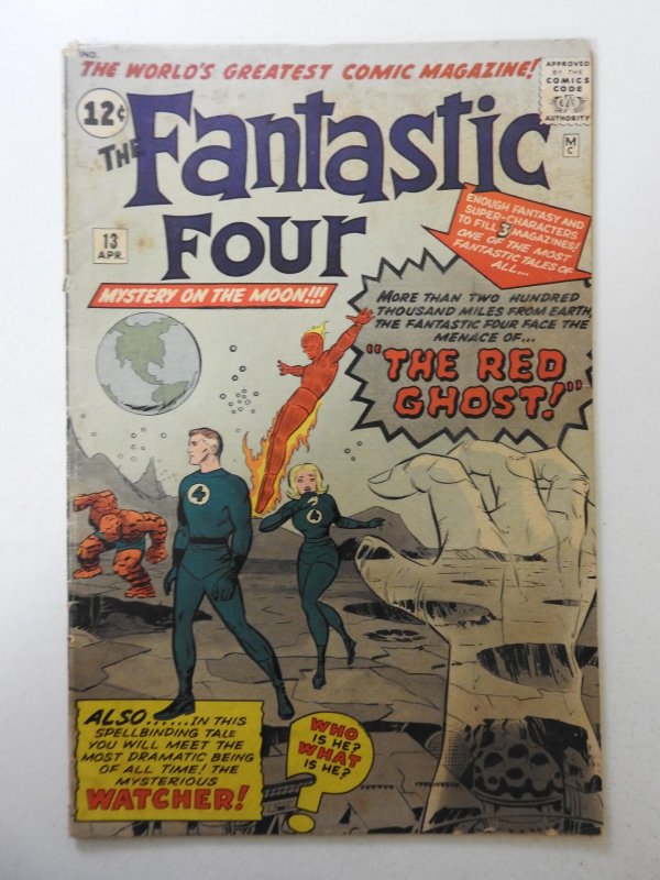 Fantastic Four #13 (1963) VG Condition!  First appearance of The Watcher!