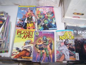  6 planet of the apes books  forbidden zone+ ape nation +ape city