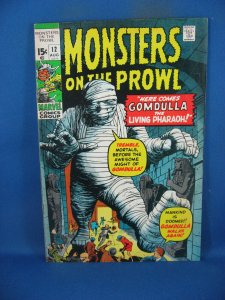 MONSTERS ON THE PROWL 12  F MARVEL 1971
