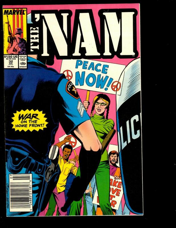 Lot of 12 The 'Nam Marvel Comics 23 34 24 25 26 27 28 29 30 32 33 35 Vietnam DS1