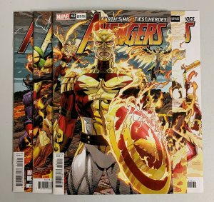 Avengers Enter The Phoenix Pt 1-5 Connecting Variants by Dustin Weaver (9.0+) 