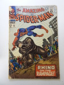 The Amazing Spider-Man #43 (1966) poor condition see description