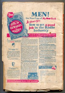 Wonder Stories Pulp December 1930- Synthetic Men- monster cover