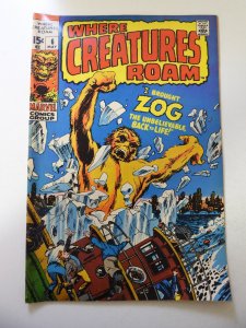 Where Creatures Roam #6 (1971) FN+ Condition