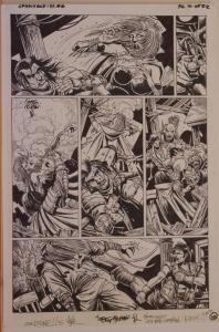 TIMOTHY TRUMAN original art, GRIM JACK #6, pg 10, 11x17, Killer Instinct, IDW