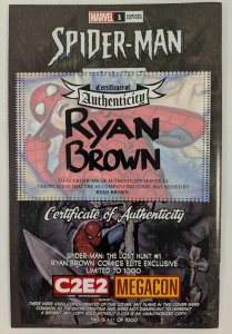 Spider-Man: The Lost Hunt #1-5 Ryan Brown Comic Elite Exclusive BOX SET