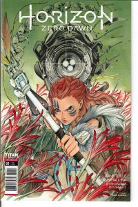 Titan Comics! It's Horizon Zero Dawn #1! Cover E!