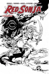 Red Sonja (2021) #9 Cover N 7 Copy Foc Variant Edition Castro Black & White 