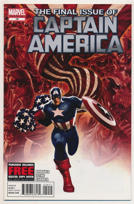 Captain America (2011 6th Series) #19 NM Last issue of the series