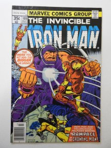 Iron Man #108 (1978) VG Condition moisture stain