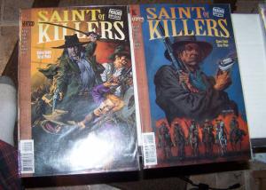 Saint of killers # 1+ 2  preacher special   PAINTED COVER BY FABRY garth ennis