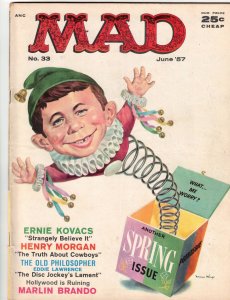 MAD #33 1952 Very early issue key! High-Grade FN/VF Ernie Kovacs! Utah CERT Wow!