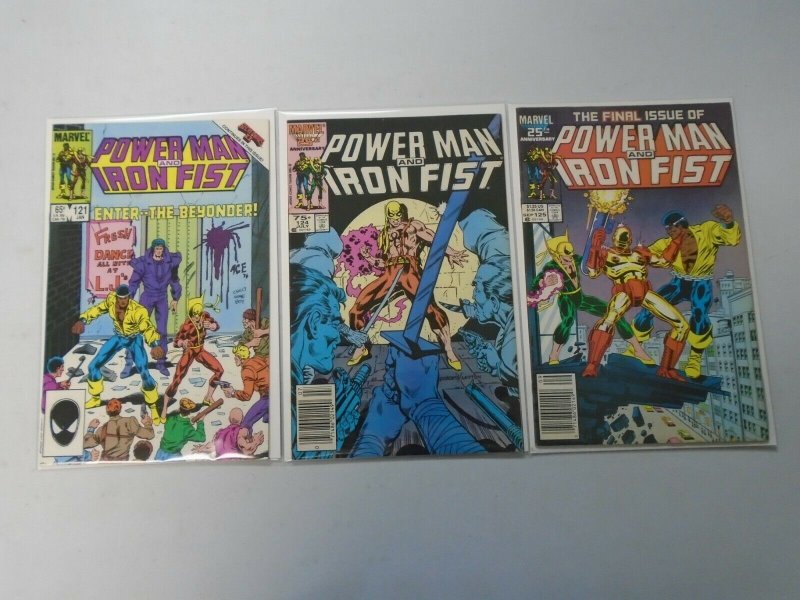 Power Man Iron Fist lot 35 different from #77-125 last issue avg 8.0 VF (1982-86