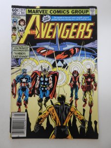 The Avengers #217 (1982) Fine+ Condition