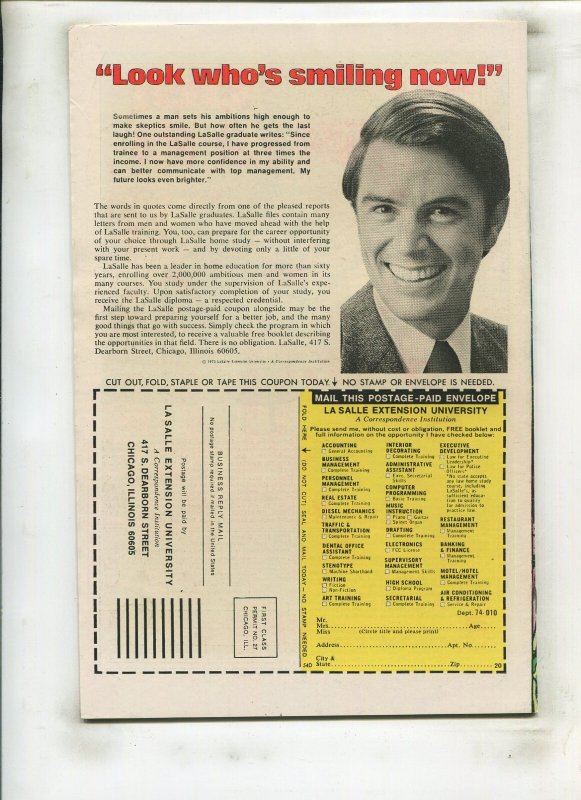 AMAZING SPIDER-MAN #154 (8.0) SANDMAN!! 1975