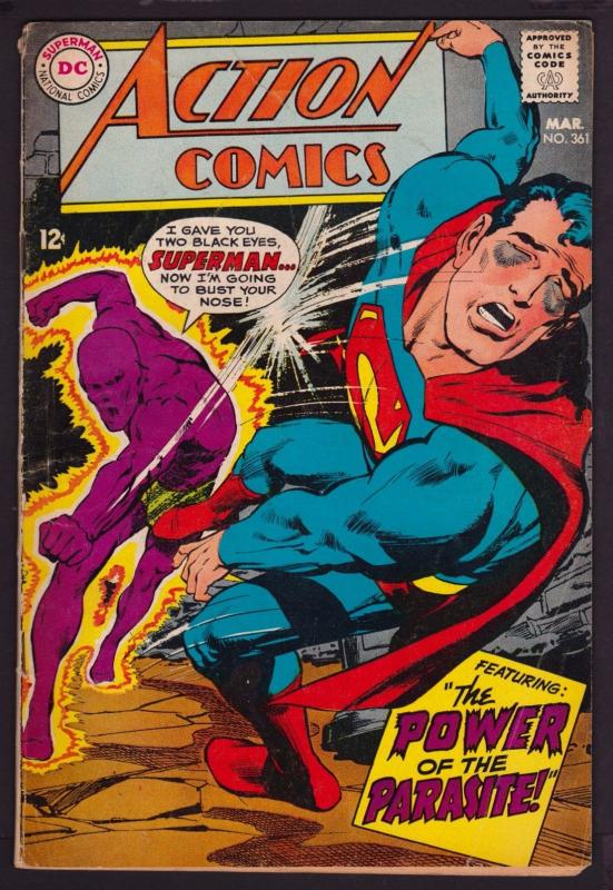 Action Comics #361 (Mar 1968, DC) VG [SKU 161208_0001]