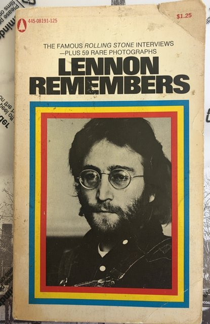 Lennon remembers the rolling stone in interviews 1971 see all my Beatles