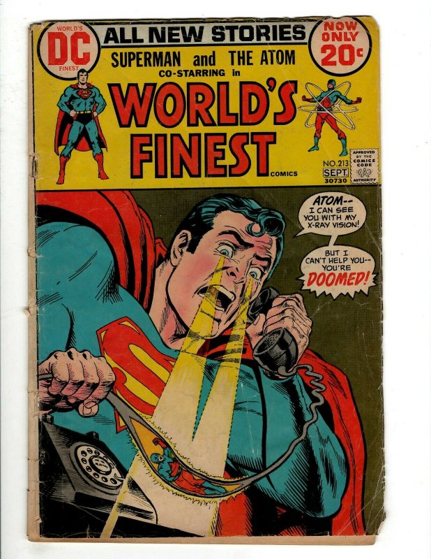 8 DC Comics World's Finest # 213 222 229 231 232 237 241 Shazam! # 10 J461