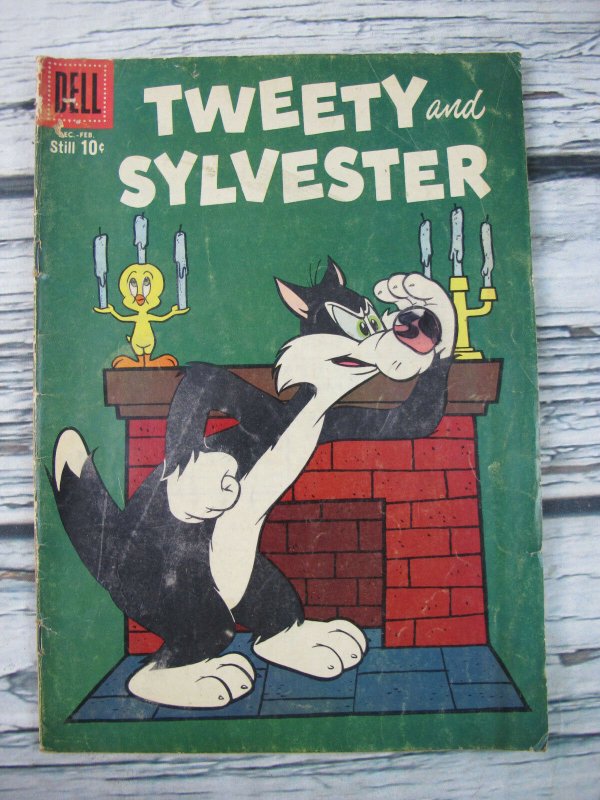 Tweety and Sylvester 1958 #23 Dell Silver Age Comics 10 Cent