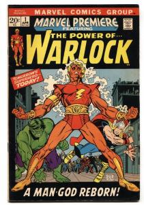 Marvel Premiere #1 comic book Warlock Begins Marvel 1971