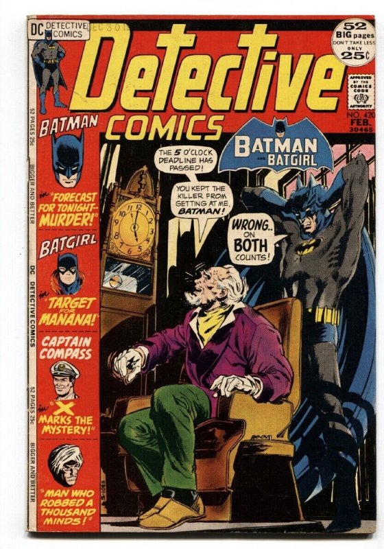 Detective Comics #420 1972- Batman Batgirl-Comic Book | Comic Books -  Bronze Age, DC Comics, Batman, Superhero / HipComic