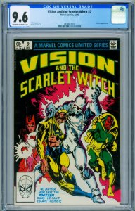 Vision and the Scarlet Witch #2  1982 - Marvel -CGC 9.6 - Comic Book-3839047012