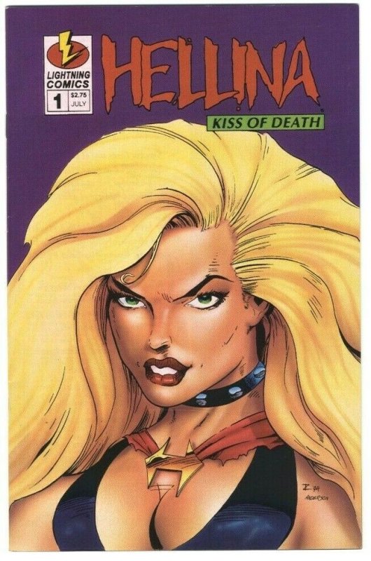 Hellina: Kiss of Death #1 - Lightning Comics - July 1995