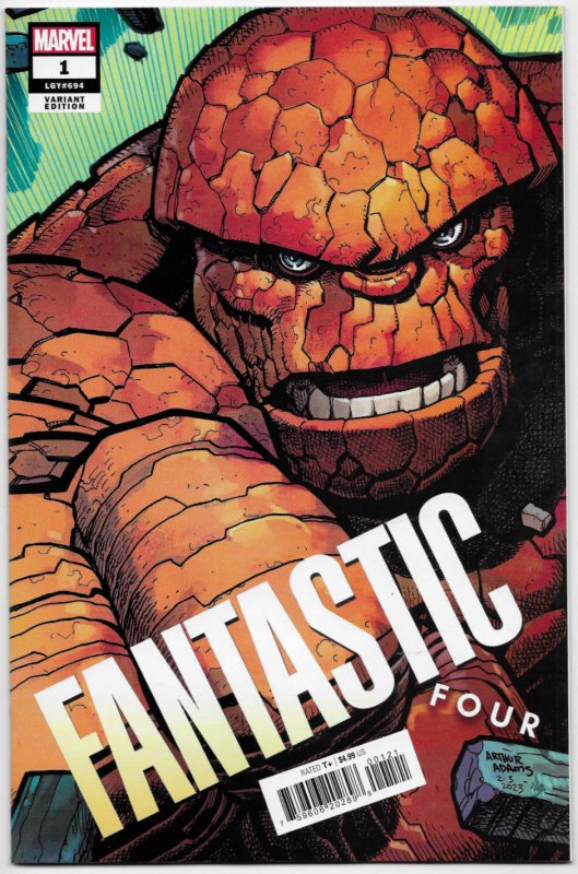 Fantastic Four #1 Marvel 2022 Arthur Adams 1:25 Incentive Variant
