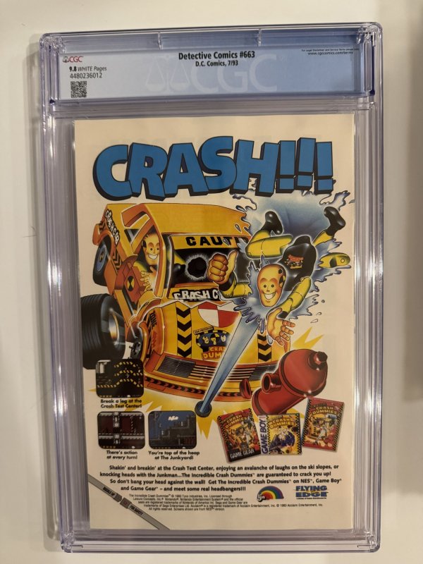 Detective Comics #663 CGC 9.8  DC (1993)