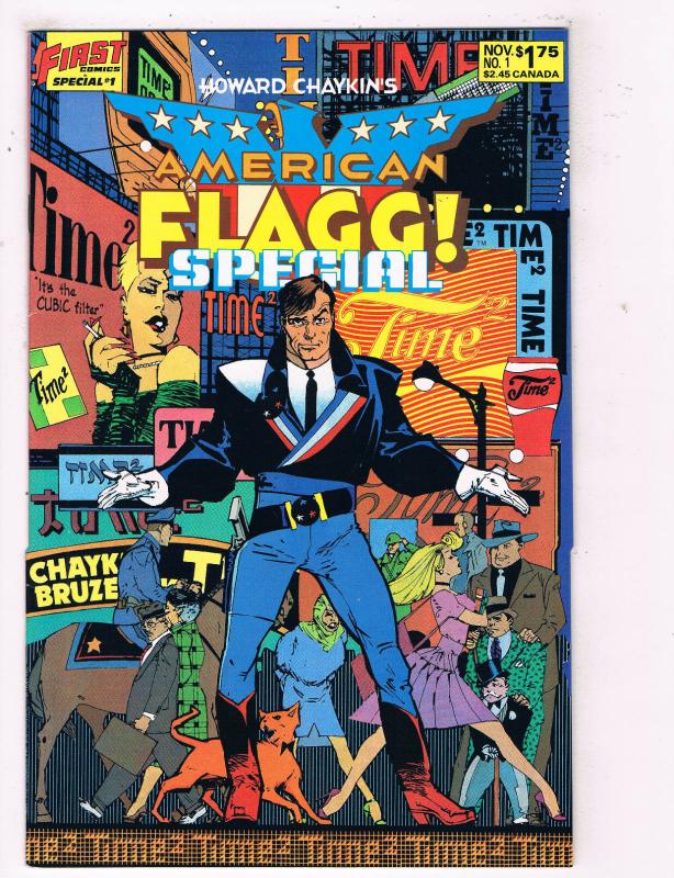 American Flagg Special #1 VF/NM First Comics Comic Book 1986 DE25