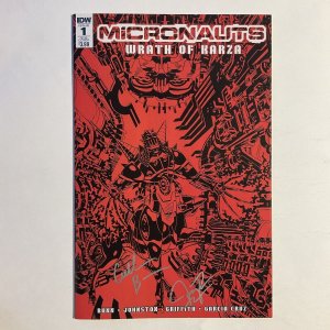 Micronauts Wrath Of Karza 1 2017 Signed by Cullen Bunn Jimmy Z Sub Cover IDW NM