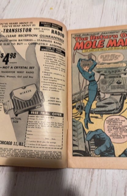 Fantastic Four #22 (1964)the mole man attacks