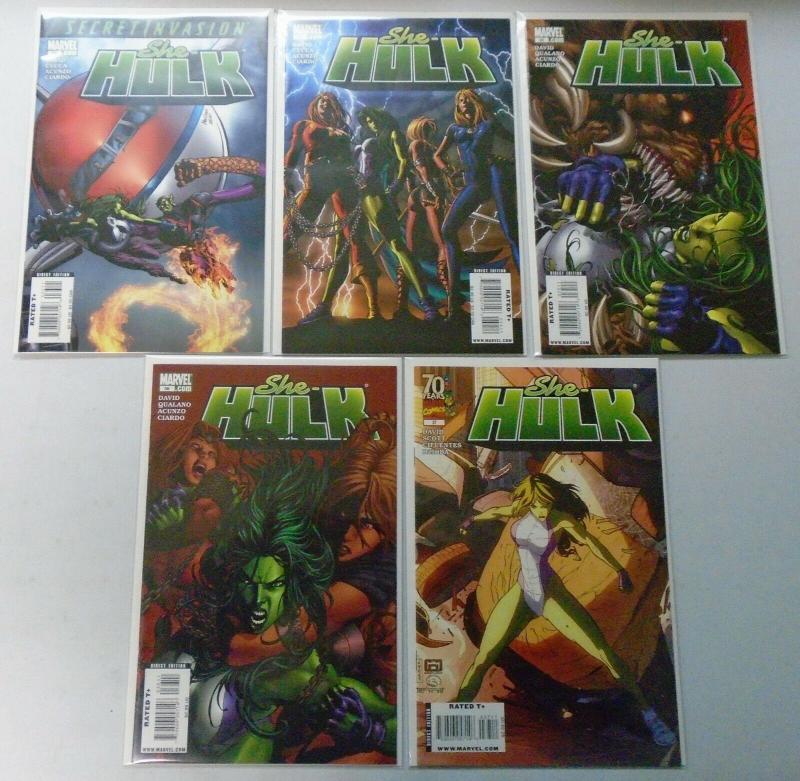 She-Hulk Lot (2nd + 3rd Series), 44 Different 8.0/VF (2006-2015)