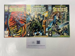 3 Stalkers MARVEL comic books #10 11 12 26 KM15