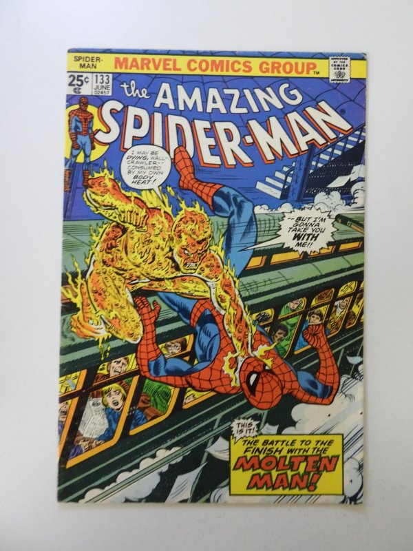 The Amazing Spider-Man #133 (1974) FN condition MVS intact