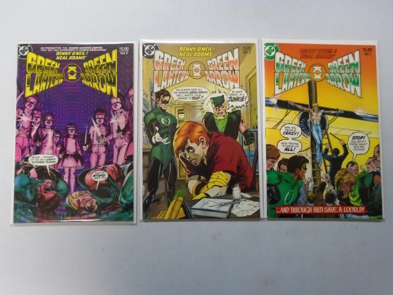 Green Lantern Green Arrow, SET #1-7, 8.0/VF (1983)